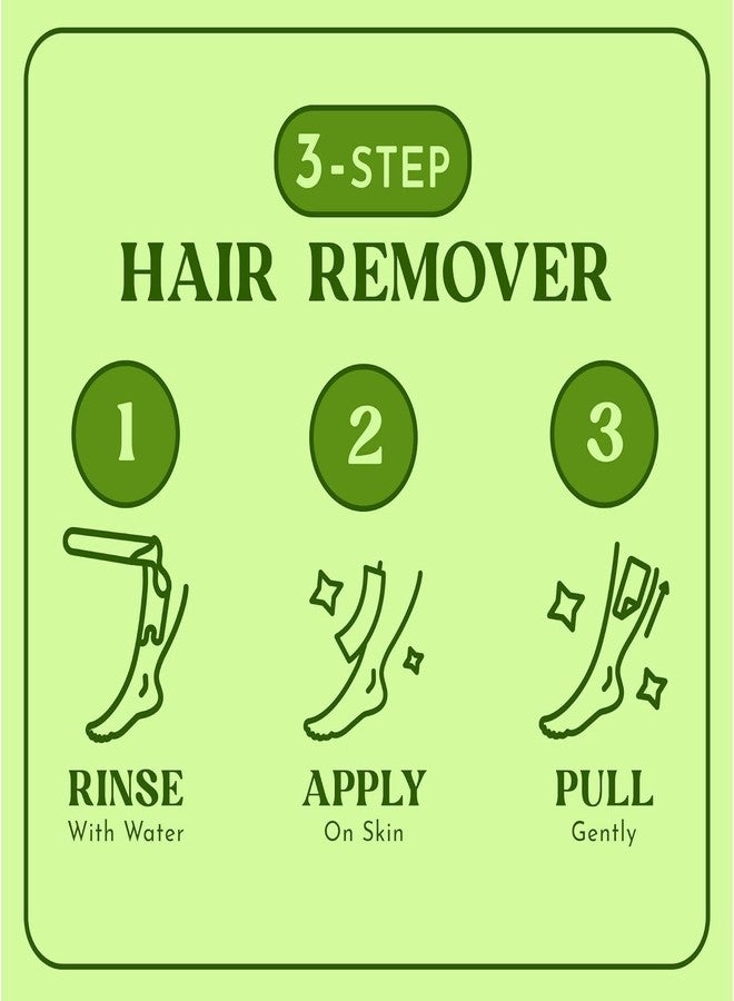 موم شرائح إزالة الشعر بالشمع من موم للنساء (48 شريحة) مصنوعة من البوليستر والقطن، مصممة خصيصاً لإزالة الشعر بشكل كامل - مثالية لإزالة شعر منطقة البكيني والساقين والحواجب والجسم والوجه (تتضمن الشرائح فقط) - Image 4